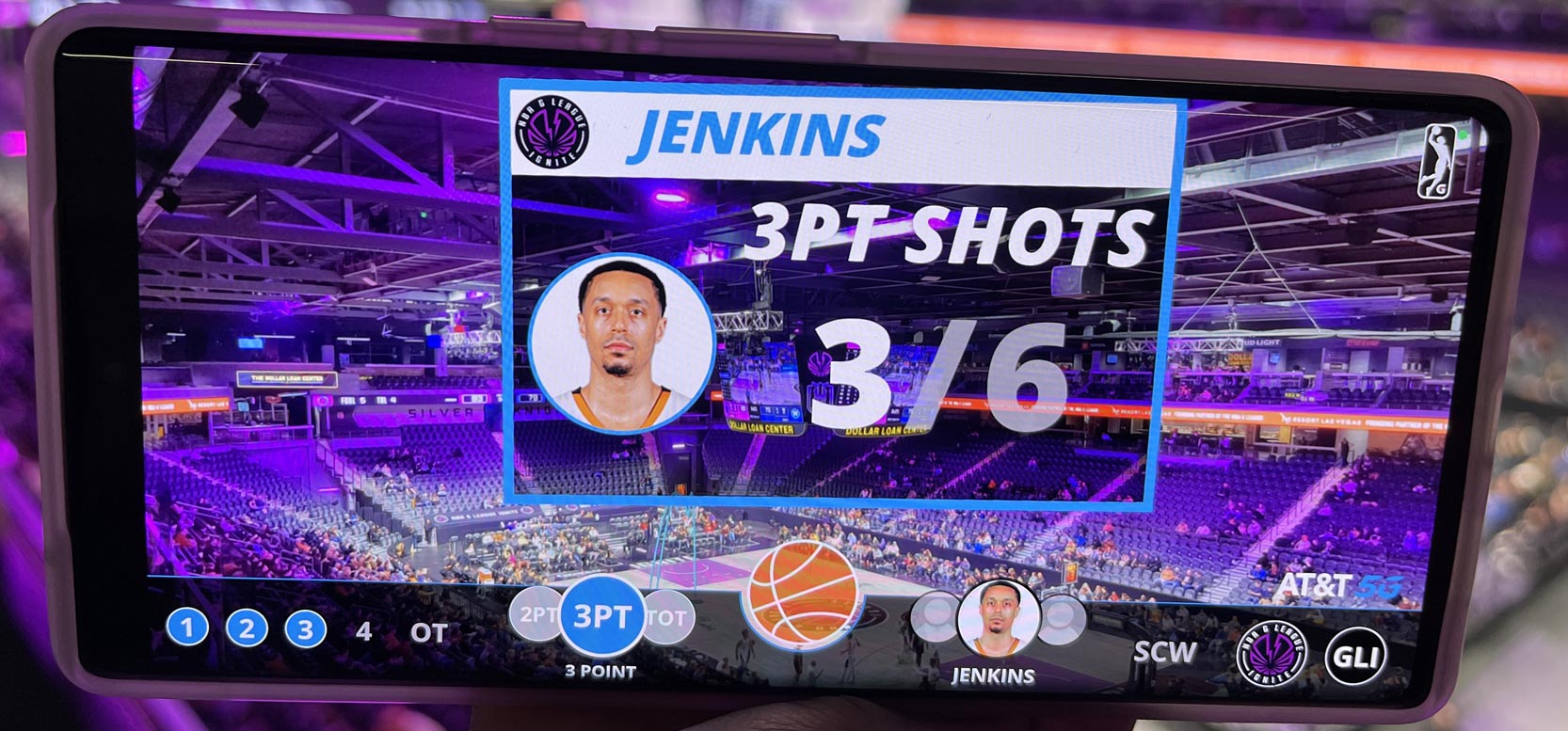 Game Vision – shot action 